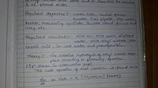 Saponification of ethyl acetate [upl. by Aciret]