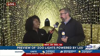 Zoo Lights powered by LES Cathedral Light Tunnel [upl. by Seto]