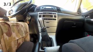 Toyota Underseat Subwoofer Test Stock Radio [upl. by Kearney]