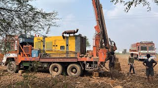 Borewell Drilling  5 Hp Motor 101 Feet Deep boring With Coconut water checking Method  Borewells [upl. by Geno]