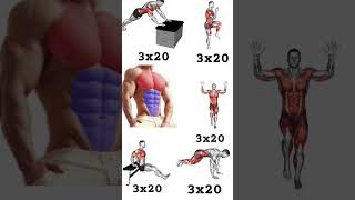 six pack abs workout  new workout video  shorts [upl. by Siekram]