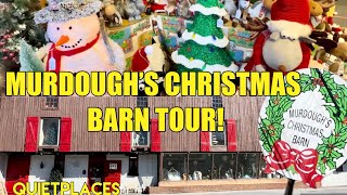 Murdough’s Christmas Barn Tour An Amazing Barn Full of Holiday Fun Robesonia Pennsylvania [upl. by Caryn]