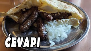 ĆEVAPI u Tavi l Pan Fried Minced Meat [upl. by Egedan607]