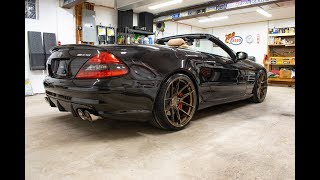 The ultimate SL55 Highly customized 700 horsepower Mercedes Benz SL55 AMG walk around and tour [upl. by Goat911]