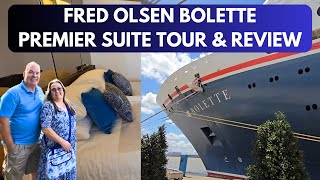 Fred Olsen Bolette Premier Suite Tour and Review 7036 [upl. by Aicillyhp]