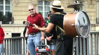 jimmy jimmy one man band plays bob dylan in paris [upl. by Raimes]