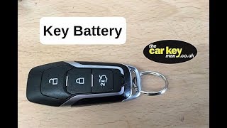 Ford Mondeo Edge Explorer Mustang Key Battery Proximity Fob HOW to Change [upl. by Asiuqram641]