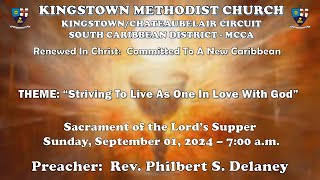 Kingstown Methodist Church Sunday Morning Worship Service September 1st 2024 at 700 AM [upl. by Ojaras]