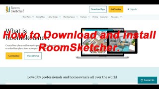 How to Download and Install Room Sketcher [upl. by Sitoiyanap43]