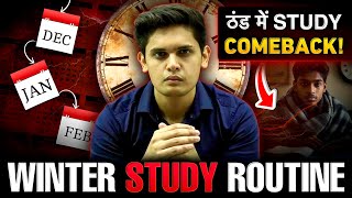 The Best Winter Study Routine 🔥 How to Study in Winters Study Hacks Prashant Kirad [upl. by Gnud]