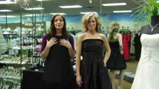 Fashion Advice Dresses  How to Wear a Strapless Dress [upl. by Llebana]