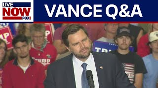 WATCH JD Vance holds QampA during rally in Wisconsin  LiveNOW from FOX [upl. by Ninel377]