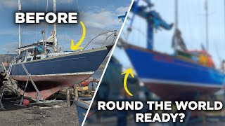 Restoring Our 50 Year Old Yacht in 6 Months  Start to Finish [upl. by Acysej]