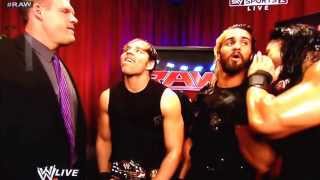 The Shield Make Fun Of Kane Backstage [upl. by Oilegor]