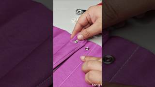 Amazing tool to attach Snap buttons  Snap button plier shorts [upl. by Adihahs]