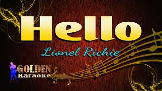 Hello  Lionel Richie  KARAOKE VERSION [upl. by Leahcimaj]