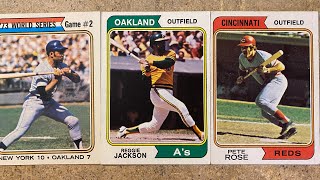 Is the 1974 Topps Baseball Vintage Set Underrated [upl. by Nal455]