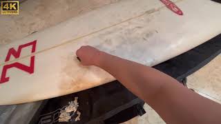 Removing Old Wax From Surfboard ASMR No Talking ￼ [upl. by Uriiah]