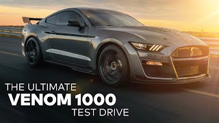 1000 HP Mustang GT500 Test Drive  VENOM 1000 by HENNESSEY [upl. by Adnauq926]