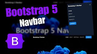 Bootstrap Navbar  Mobile Sidebar Menu using Bootstrap 5 [upl. by Noral892]