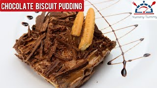 Marie Biscuit Pudding Sri Lankan Recipes  Chocolate Biscuit Pudding  Biscuit Pudding [upl. by Johan]