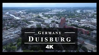 Duisburg 🇩🇪 Drone Aerial 4K  Germany Deutschland Duitsland [upl. by Sutniuq689]