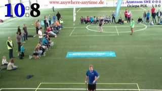 ISBO SpeedmintonR German Open 2014  Final Open Division  Aronsson SWE  Ociepa POL [upl. by Iad]