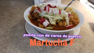 🍵 delicioso POZOLE ROJO de carne de CERDO🐖 MARTUCHA F [upl. by Yticilef]