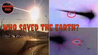 Chelyabinsk meteor event Did the UFO crush this huge meteor [upl. by Dominy]