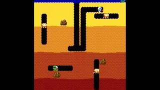 DIG DUG original arcade gameplay 999990pts 3times playback speed [upl. by Teece]