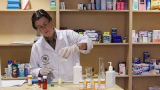 HOSA Pharmacy Skill IV Compounding an Oral Suspension [upl. by Kralc]