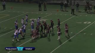 Poquoson Varsity Football v John Marshall High School [upl. by Tselec]