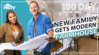 Transforming a Lot of Memories into the Perfect Family House  100 Day Dream Home  HGTV [upl. by Anirtak]