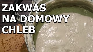 Zakwas na domowy chleb ze schematem działania [upl. by Enilaf]