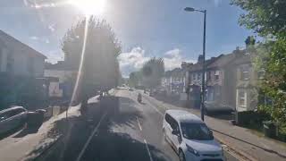 London bus 60 from Streatham station to Old Coulsdon 161024 [upl. by Waly203]