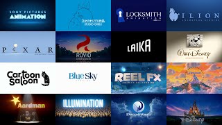 Best Animation Studios LogosParamount AnimationGhibliLocksmith AnimationIllumination etc [upl. by Norford]