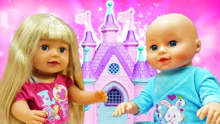 Vidéos avec baby born Chloé et poupée Agathe Jeux pour filles en français [upl. by Ardnnek]