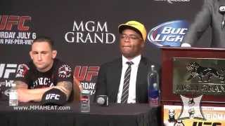 UFC 162 Silva vs Weidman PostFight Press Conference LIVE  complete  unedited [upl. by Lahtnero461]