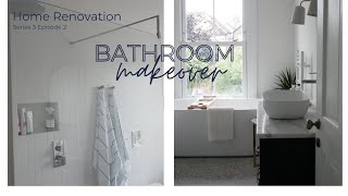 HOME RENOVATION S3 EP 2  FAMILY BATHROOM RENOVATION TERRAZZO FLOORING STYLISH amp LUXURY FINISHES [upl. by Jules810]