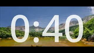 1 MINUTE TIMER  RELAXING MUSIC  EXPLOSION AT END [upl. by Arreyt973]