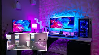 Lighting My Setup with Philips Hue [upl. by Norvol146]