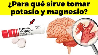 Magnesio y potasio para qué sirve tomarlos juntos como suplemento [upl. by Gnehc302]