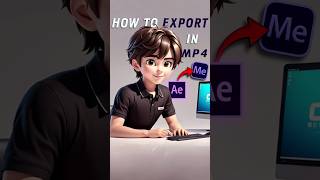 How to export after effects video in MP4 very easily aftereffect editing export tutorial [upl. by Nonnel]