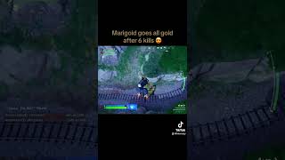 Marigold in Fortnite goes all gold after only 6 kills 😍 [upl. by Niran]