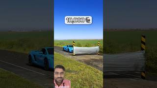 Tape stopper vs car shorts beamngdrive automobile gaming viralvideo [upl. by Radman326]