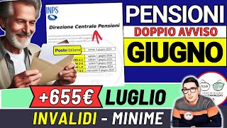 PENSIONI ➜ RITIRO GIUGNO  ESEMPI DOPPIO BONUS LUGLIO 2024 📈 TABELLA IMPORTI QUATTORDICESIMA 2024 [upl. by Botnick]