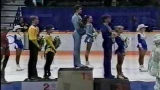 Pairs Medal Award Ceremony  1988 Calgary Figure Skating US ABC [upl. by Crawley]