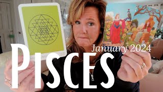 PISCES  Let The Abundance FLOW  January 2024 Zodiac Tarot Reading [upl. by Hill]