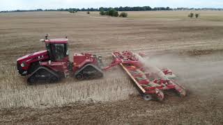 Gigantische Schlagkraft mit Case Quadtrac 535 und 12m Väderstad Carrier  2021 [upl. by Goldsworthy]