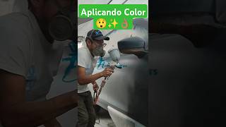 Aplicación de Base Color hojalateriaypintura pinturaautomotriz mazdacx9 [upl. by Stallworth]